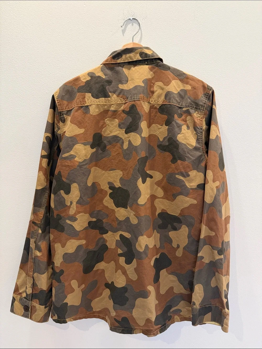 Barbour Camo Field Jacket - Brown Multi - Picture 7 of 11
